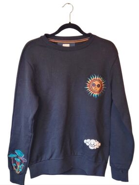Paul Smith Black Embroidered Sweatshirt  Men's Size S